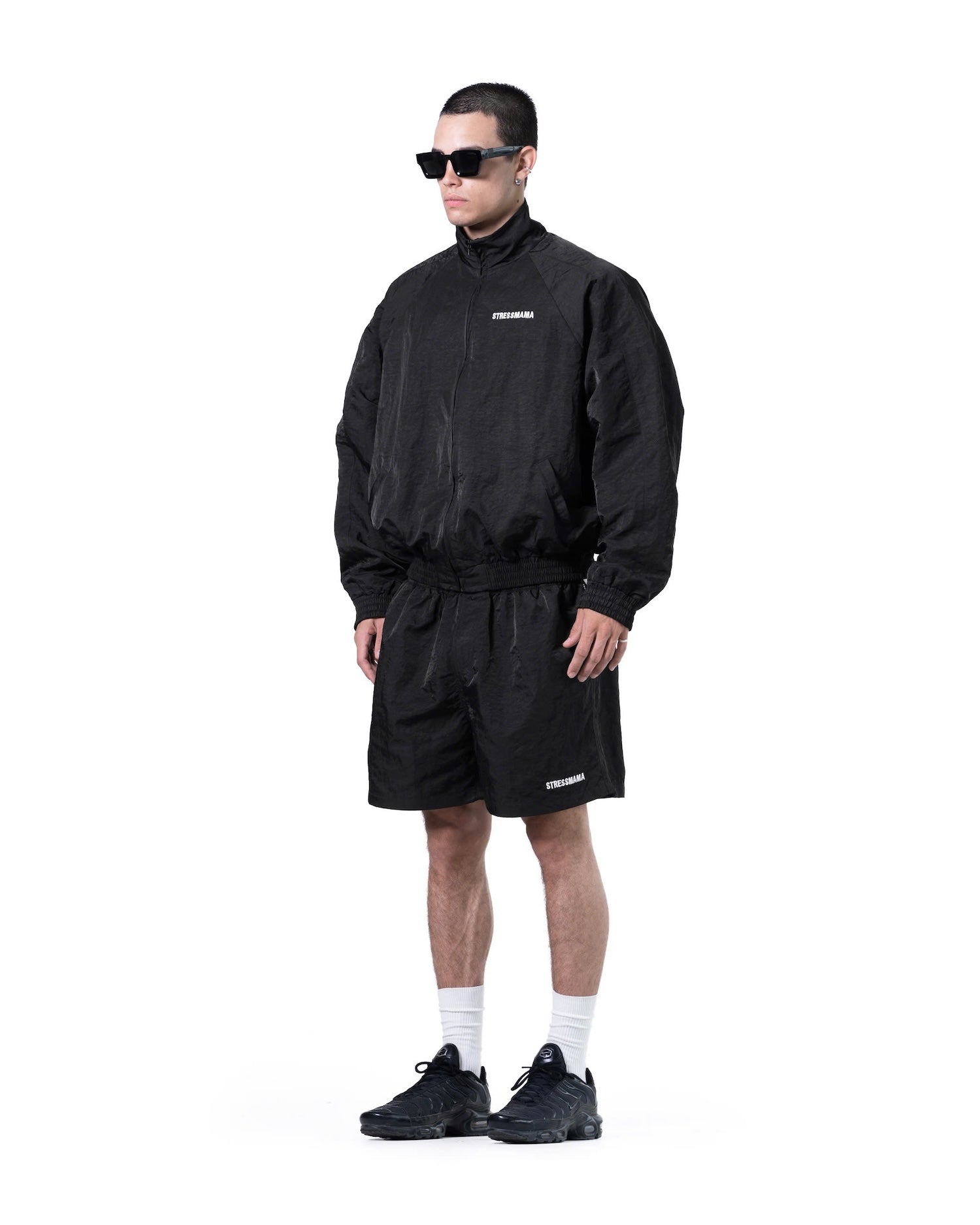 SSMA COACH TRACK SHORTS - BLACK