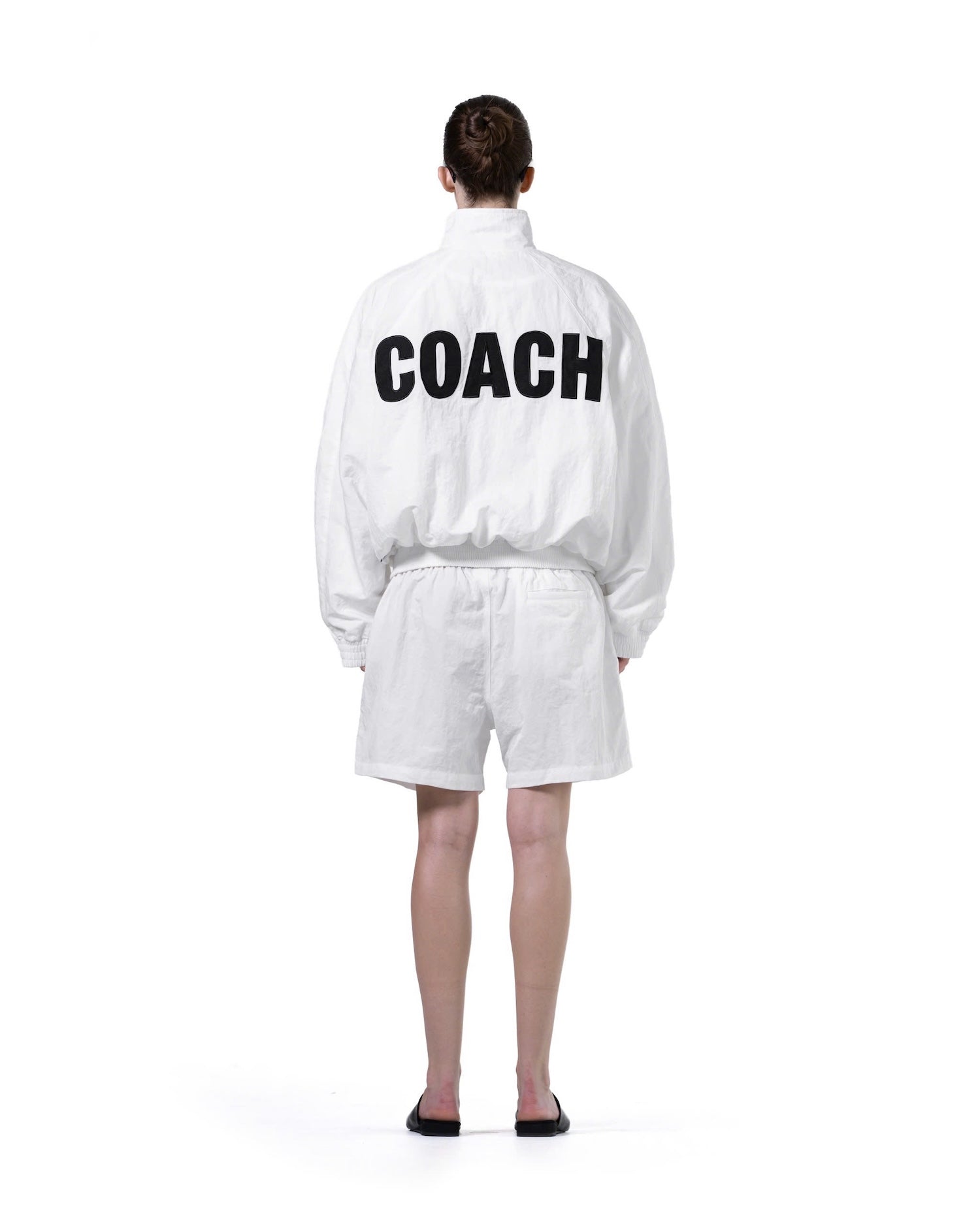 SSMA COACH TRACK JACKET - WHITE