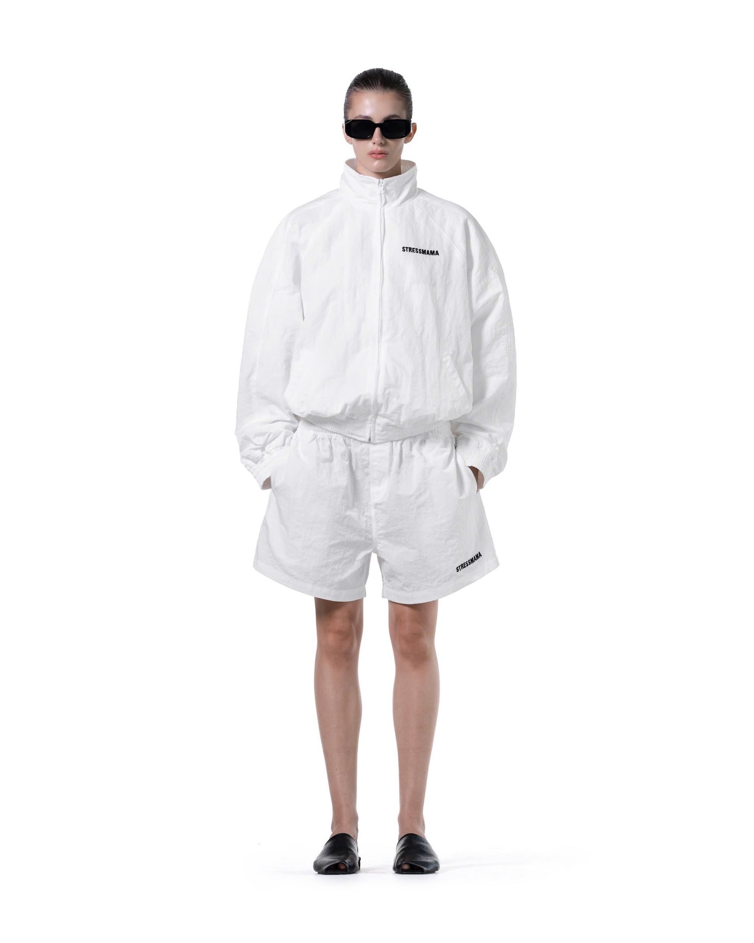 SSMA COACH TRACK JACKET - WHITE